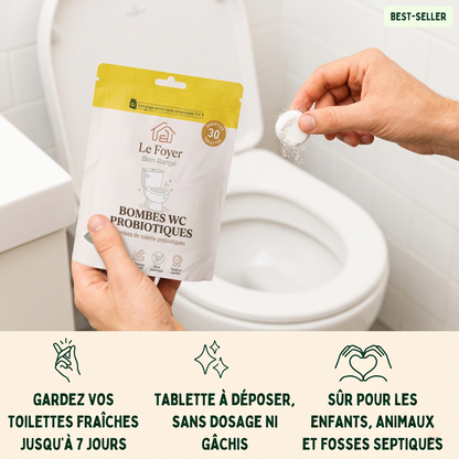 Bombes WC Probiotiques